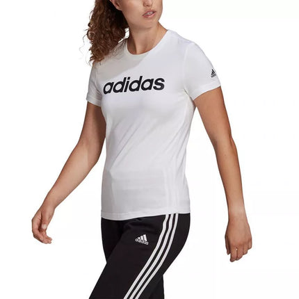 adidas Essentials Linear W GL0768 marškinėliai