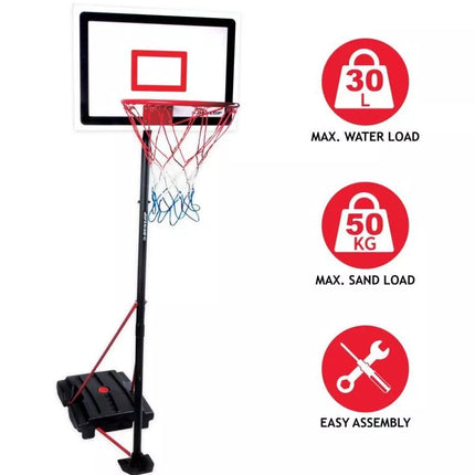 DUNLOP ADJUSTABLE BASKETBALL SET 1.65-2.05M 3IN1