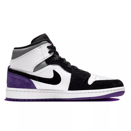 Air Jordan 1 Mid SE Varsity Purple Basketball Shoes - 852542-105
