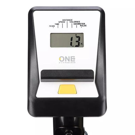 One Fitness RM8740 White Magnetic Bike