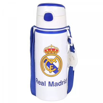 Real Madrid Aliumininis buteliukas su kandikliu ir dirželiu 600 ml RM00005