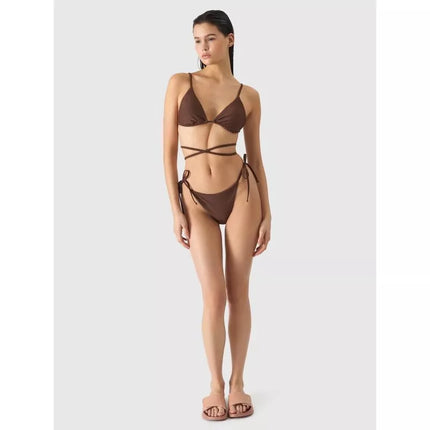 Moteriška bikini viršutinė dalis 4F 4FWSS24UBKTF041-81S Ruda