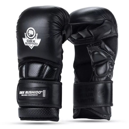 MMA treniruočių pirštinės M - Warrior Black - LegacySeries