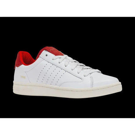 K-swiss LOZAN KLUB LTH WHITE/MARS RED/SNOW WHITE-M sneakers (07263-113-M)