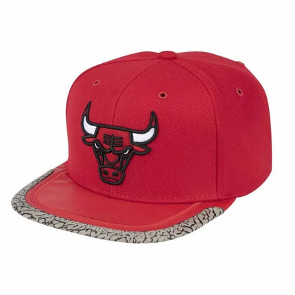 Mitchell & Ness 3 diena Snapback NBA Čikagos Bulls Raudona kepurė - 6HSSMM19505-CBUSCWH