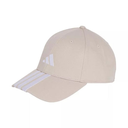 adidas 3 Dryžu Naujo Logotipo Beisbolo Kepuraitė Smėlio spalvos JW6036