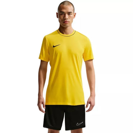 Nike Dri-Fit Park 26 trumpomis rankovėmis viršutinė dalis vyriški marškinėliai geltoni HM7127 719