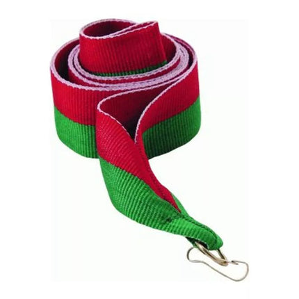 Ribbon 22 mm - red and green