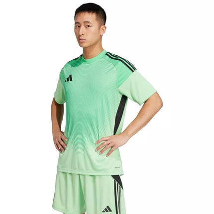 adidas Tiro 25 Competition Jersey Short Sleeve Men's Goalkeeper Jersey Green JI9716