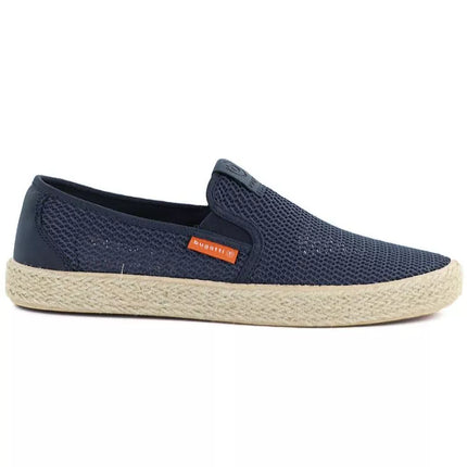 Men's slip-on espadrilles, navy blue, Bugatti TT153055