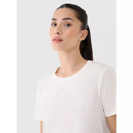 Women's quick-drying oversize training T-shirt 4F 4FRSS25TFTSF1236-11S