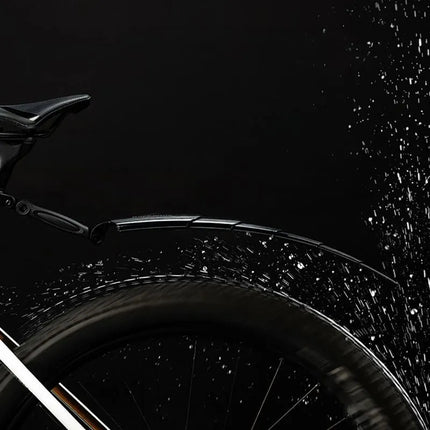 Rockbros FK-810 Folding Telescopic Bicycle Fender Set - Black