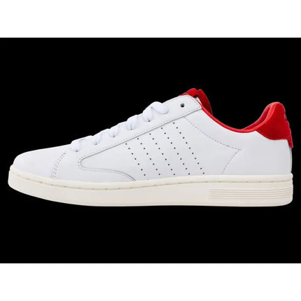 K-swiss LOZAN KLUB LTH WHITE/MARS RED/SNOW WHITE-M sneakers (07263-113-M)