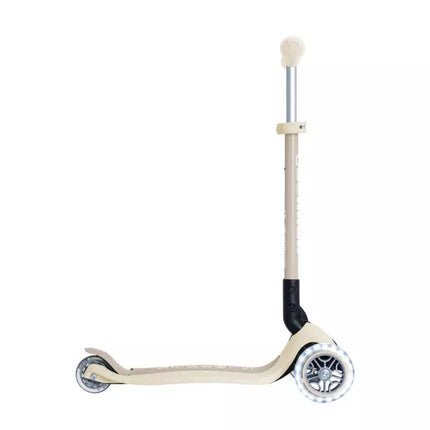 Globber PRIMO FOLDABLE LIGHTS ECOLOGIC scooter - Coconut (696-566-2)