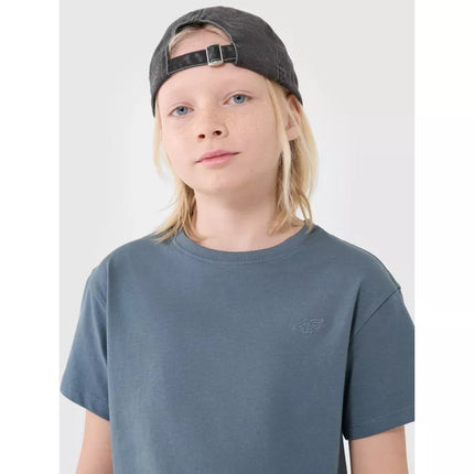 Berniukų oversize vienspalviai marškinėliai 4F 4FJWSS25TTSHM2324-46S