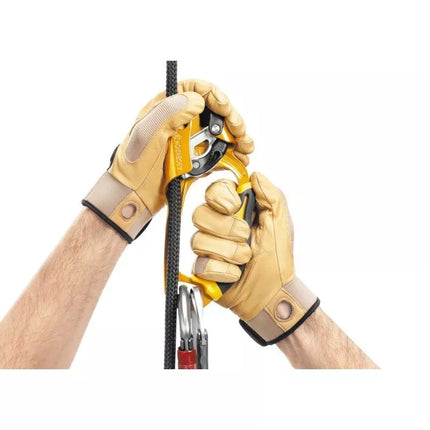 Petzl ASCENSION dešinės rankos pakėlėjas, juodas ir geltonas