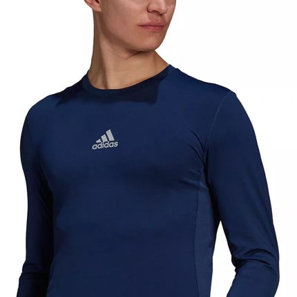 Vyriški marškinėliai ilgomis rankovėmis Adidas Compression Tee M GU7338
