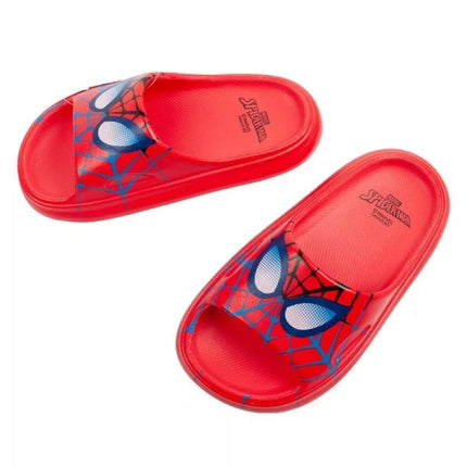 Leomil berniukiškos šlepetės per pirštą „Spiderman“ su švieselėmis, raudonos, Marvel