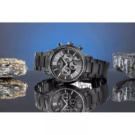 Vyriškas laikrodis Giewont Chronograph Sapphire Juodas GW8510-B2