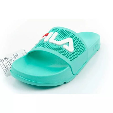 Fila women's sports flip-flops Morro comfortable green slippers for the pool