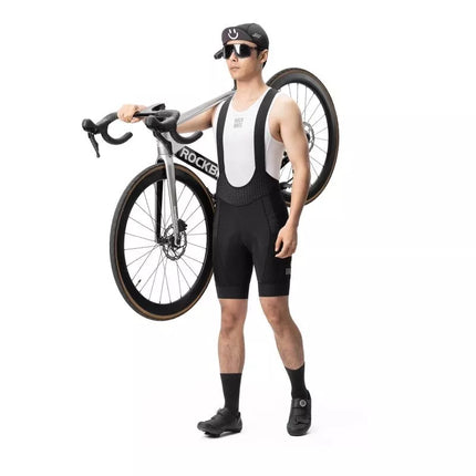Rockbros YDDK009 Men's Cycling Bib Shorts with Pad Size L - Black