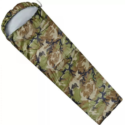 CAMO TOURIST SLEEPING BAG 210x80x50CM WITH ENERO CAMP COMPRESSION