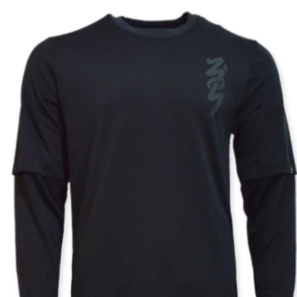 Air Jordan Zion Longsleeve Shooting Shirt Black/Dk Smoke Grey/Dk Smoke Gray - DJ5871-010