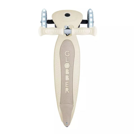 Globber PRIMO FOLDABLE LIGHTS ECOLOGIC scooter - Coconut (696-566-2)