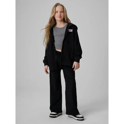 Girls' wide-leg sweatpants 4F 4FJRSS26TTROF1918-20S