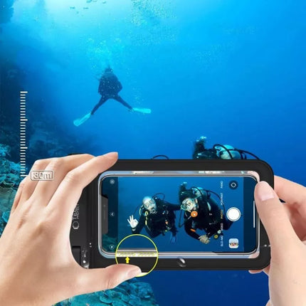 Tech-Protect Waterproof Case UWC9 waterproof for devices up to 8.9" - black and orange