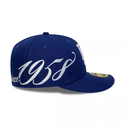 New Era 59FIFTY MLB LA Los Angeles Dodgers Est Script žemo profilio kepuraitė - 60771830