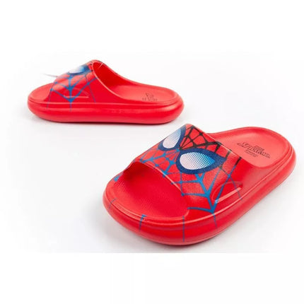 Leomil berniukiškos šlepetės per pirštą „Spiderman“ su švieselėmis, raudonos, Marvel
