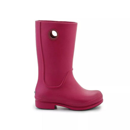 Crocs Wellie Rain Boot Girl 50004-00209 Pomegranate