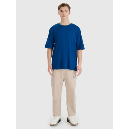 Vyriški „oversize“ modelio modaliniai marškinėliai 4F 4FRSS25TTSHM2731-46S