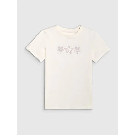 Girls' regular printed T-shirt 4F 4FJRSS26TTSHF3455-11S