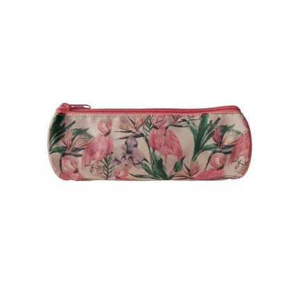Incod Mokyklinė pieštukinė. Vamzdelis, Mokyklinė rankinė su retro flamingais – 0106-0100