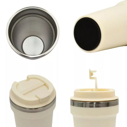 Terminis kelioninis puodelis 500ml - Ekrū - EXCELLENT HOUSEWARE