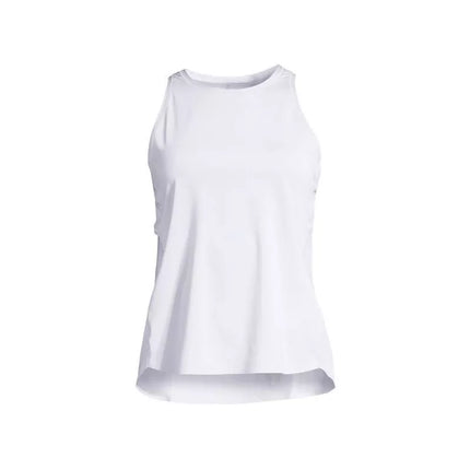 Techninis laisvas tank topas baltas CASALL
