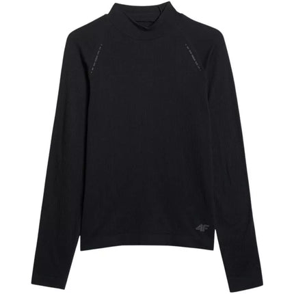 Men's longsleeve t-shirt 4F M417 deep black 4FWAW25TFLOM417 20S