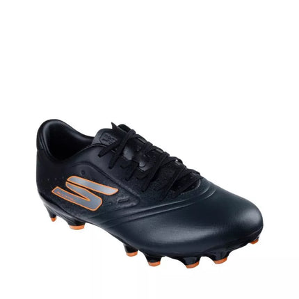 Skechers Razor 1.5 Academy FG Football Boots Black and Orange 252015 BKOR