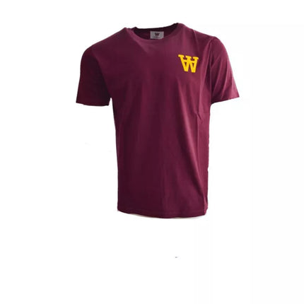 Wood Wood Ace AA marškinėliai Bordo - 10235702-2222-Burgundy