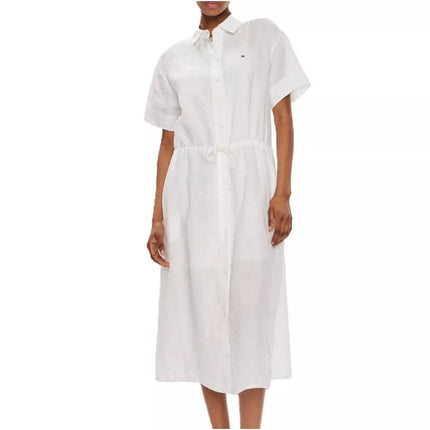 TOMMY HILFIGER lininė midi suknelė