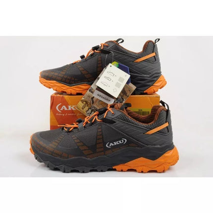 Flyrock Vibram Vyriški patvarūs pilkai oranžiniai trekingo sportiniai batai