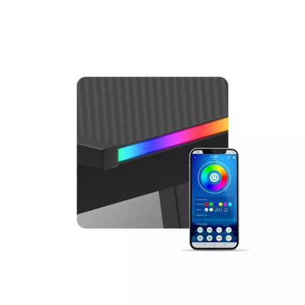 Huzaro Hero 6.0 Juodas RGB žaidimų stalas