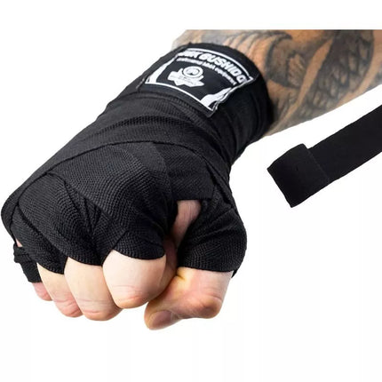 Cotton Boxing Wraps - 2 Meters | Black