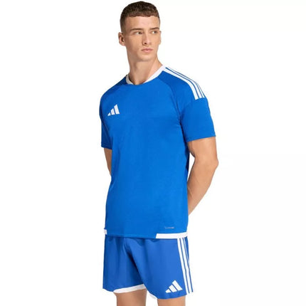 Vyriški adidas Tiro 26 varžybų marškinėliai mėlynai balti KA6172