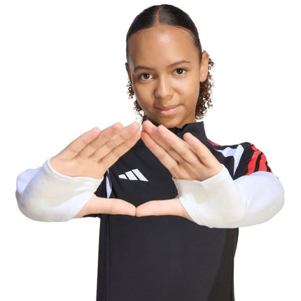 adidas Tiro 26 Competition Training Top Kids Sweatshirt Black, White, and Red KC3783