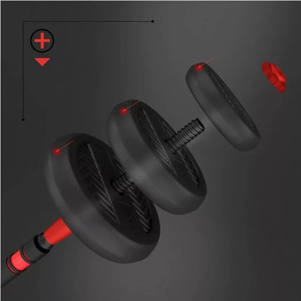 HMS SGN130 6-in-1 weight set (barbell, dumbbells and kettlebell) 30kg