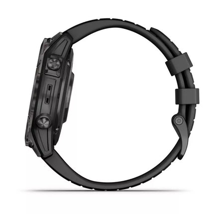 Garmin EPIX PRO g2 47mm Safyrinis Anglies pilkos spalvos su DLC danga, Titano juodumo