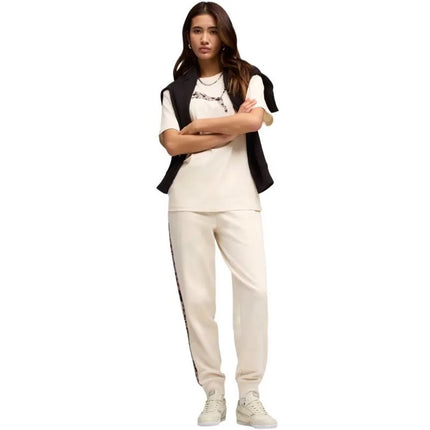 Moterų kelnės Puma ESS Graphic Animal Comfort smėlio spalvos 692464 87